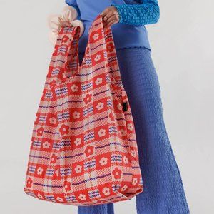BAGGU x Sandy Liang -  Big BAGGU - Flower Market Plaid